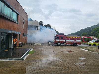 국립중앙청소년디딤센터 소방합동훈련