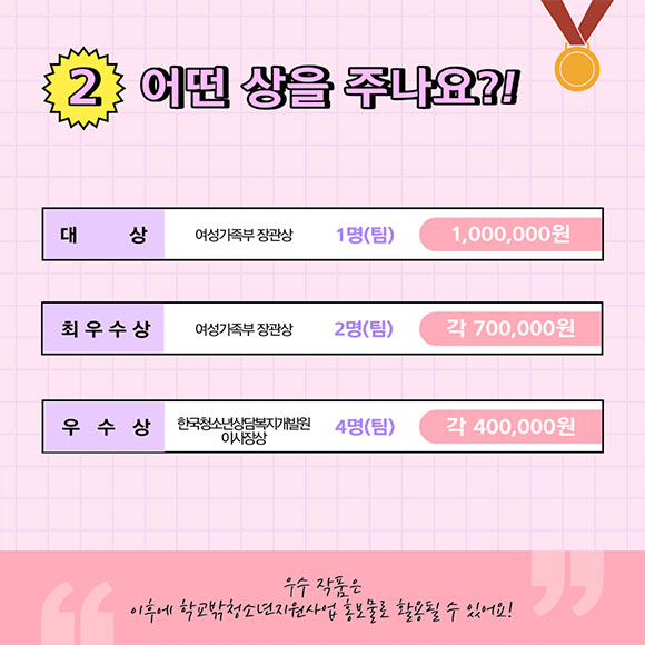2023년 학교 밖 청소년 지원 홍보 콘텐츠 공모전 기간 연장